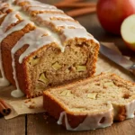 Freshly Baked Country Apple Fritter Bread with Cinnamon Glaze