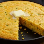 Freshly Baked Jiffy Mexican Cornbread with a Golden Crust