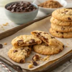 Golden Brown Rice Krispie Chocolate Cookies on Baking Tray