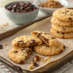 Finished Rice Krispie Chocolate Cookies with Crunchy Texture