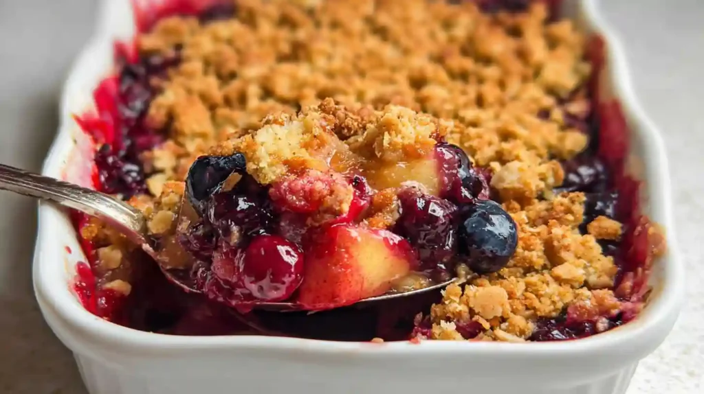 Easy and best Apple Blueberry Crisp