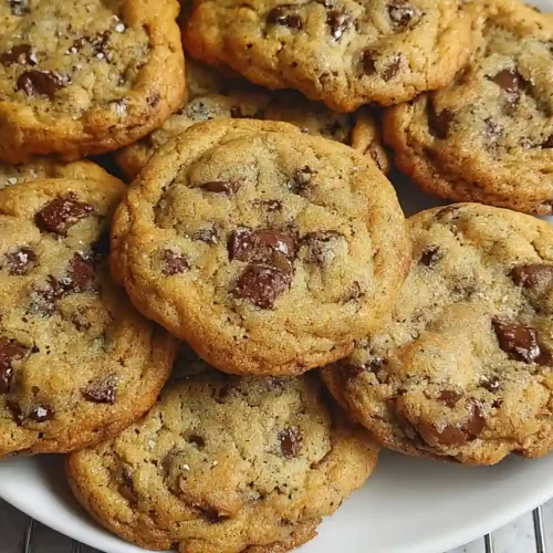 Soft, Warm Gluten-Free Chocolate Chip Cookies Ready to Serve