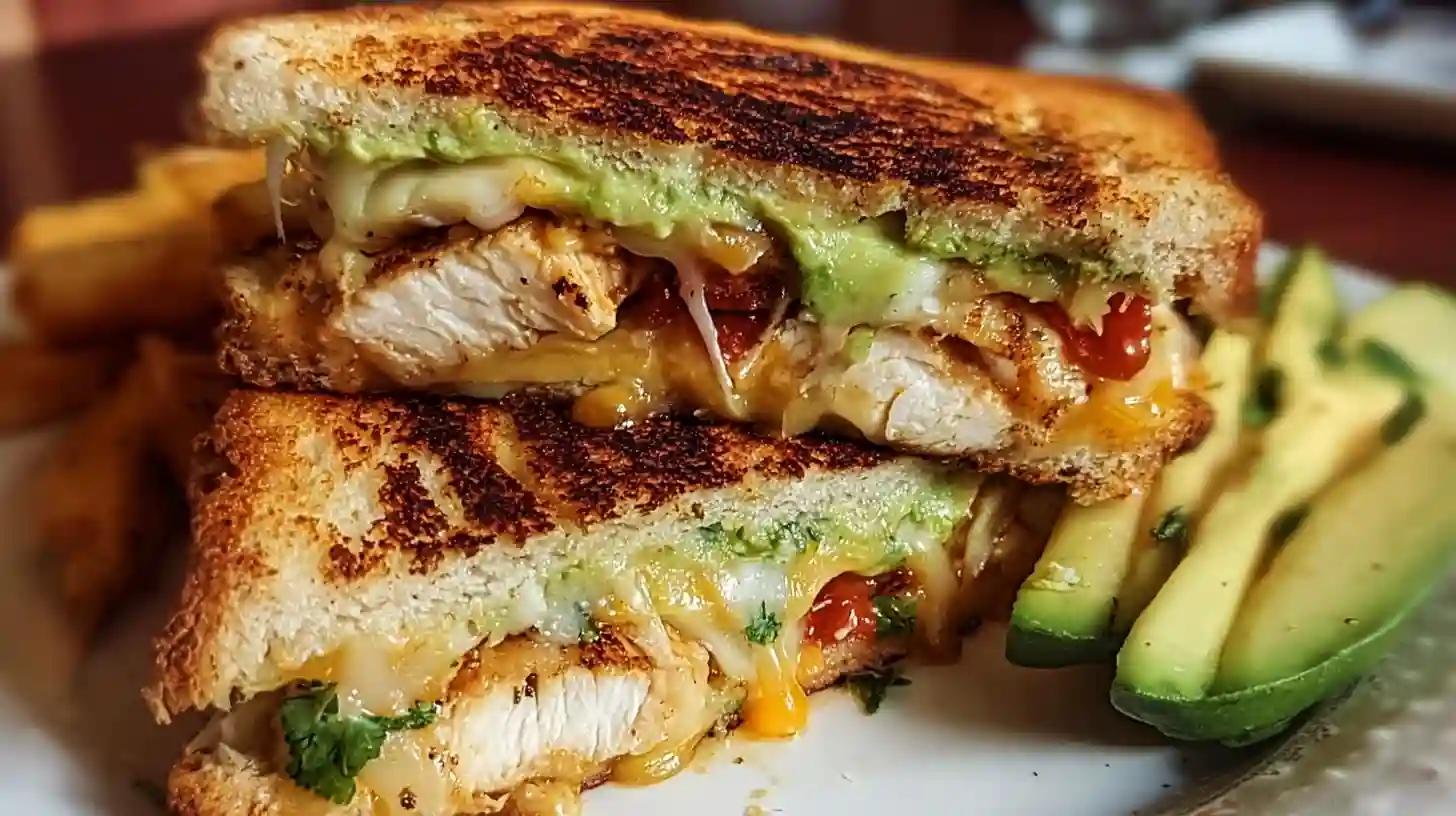 Chicken Avocado Melt Sandwich Recipe