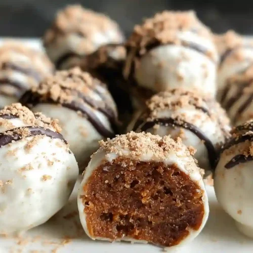 No Bake Gingerbread Cookie Truffles