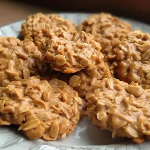 Easy No-Bake Peanut Butter Oatmeal Cookies