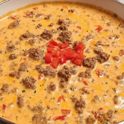 Delicious Velveeta and Rotel Dip served with tortilla chips