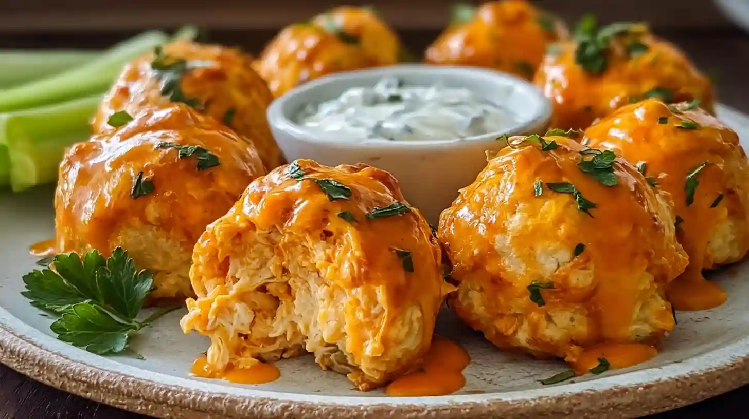 Buffalo Chicken Bombs