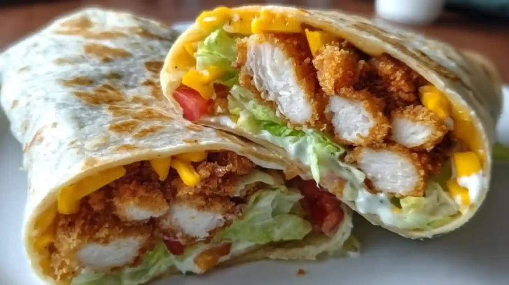 Crispy Chicken Ranch Snack Wrap Recipe