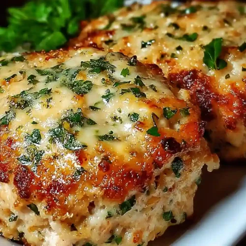 Garlic Parmesan Chicken Meatloaves Recipe