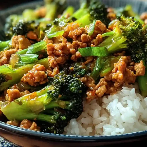 Ground Chicken & Broccoli Stir Fry Recipe