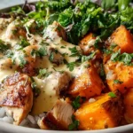 Healthy Chicken & Sweet Potato Bowls