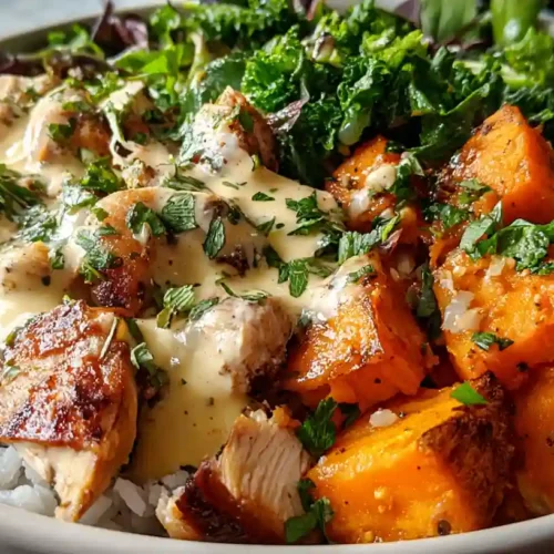 Healthy Chicken & Sweet Potato Bowls