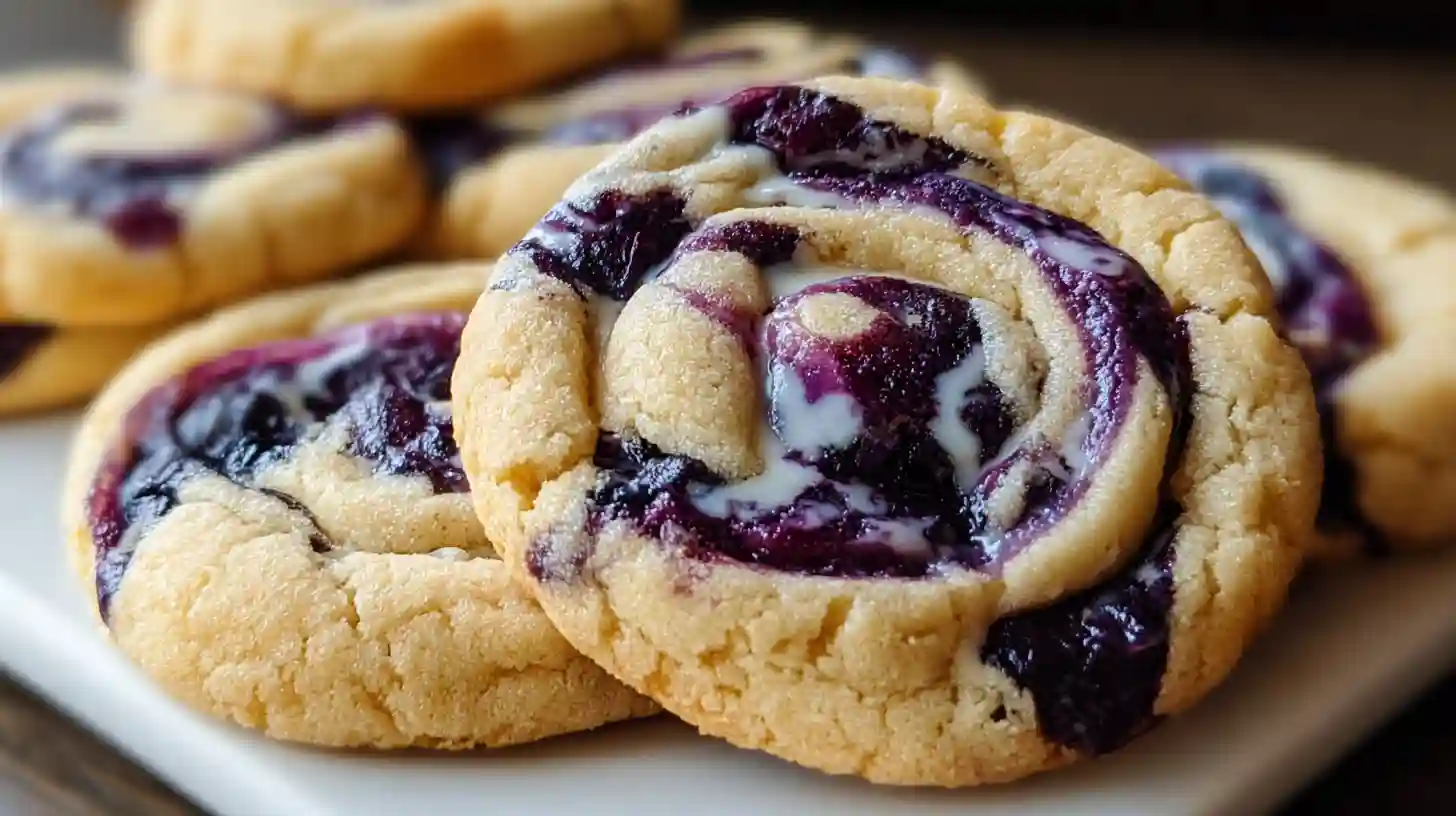 Blueberry Cheesecake Swirl Cookie