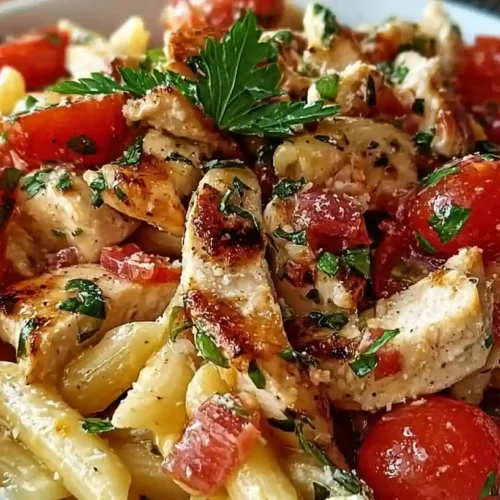 Bruschetta Chicken Pasta