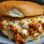 Cajun Chicken Sloppy Joes with Creamy Cheese Sauce