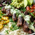 Cilantro Lime Steak Bowls