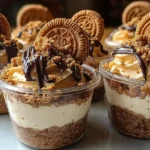 Cookie Butter Cheesecake Cups