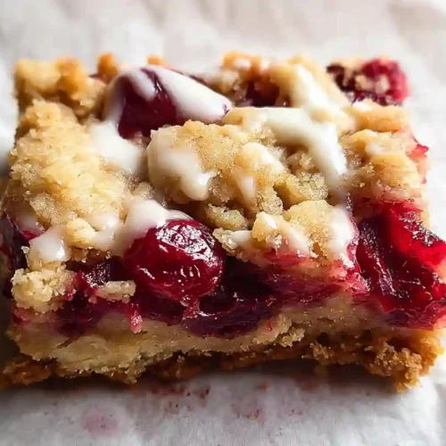 Cranberry Crumble Bars