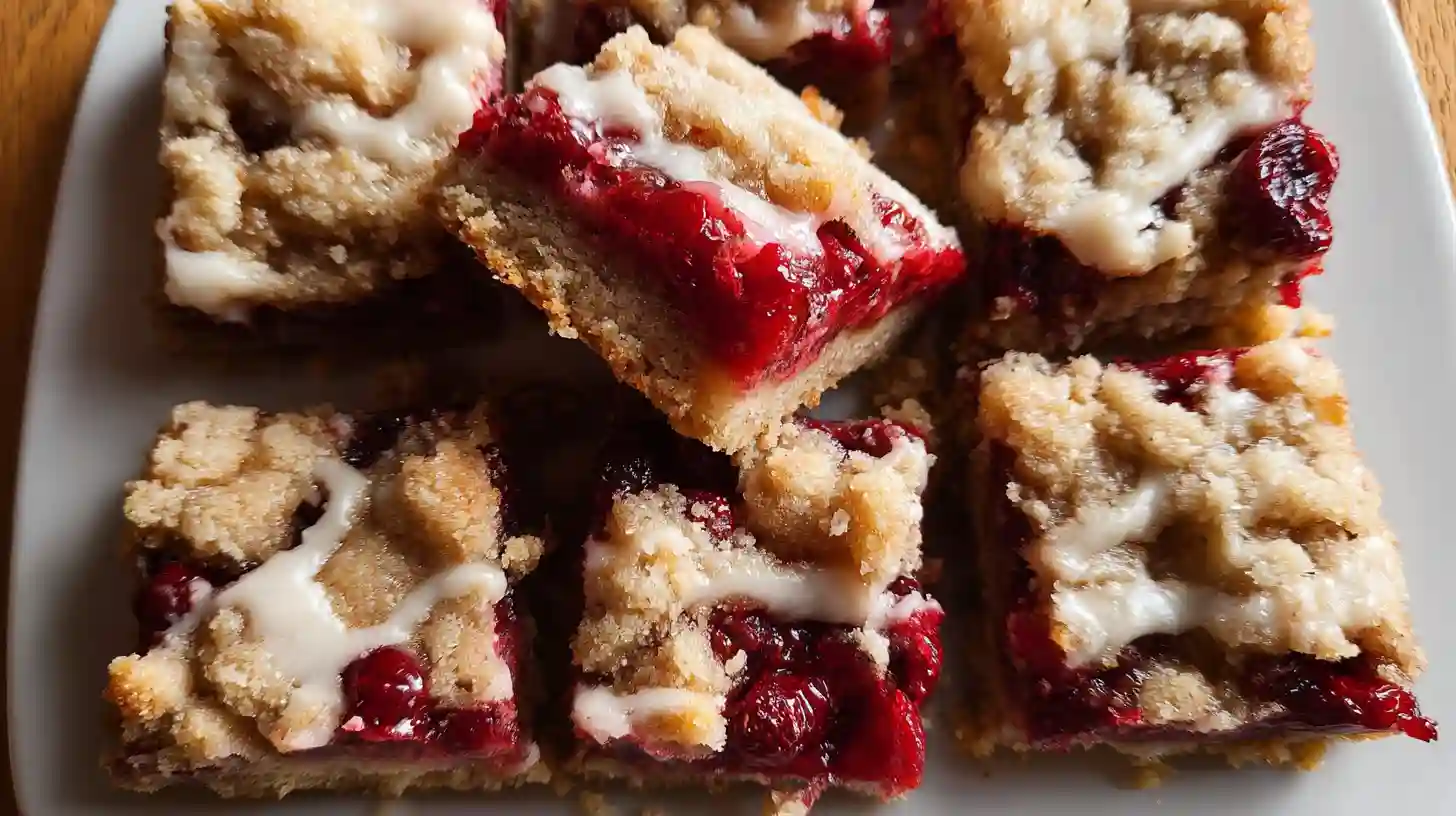 Cranberry Crumble Bars