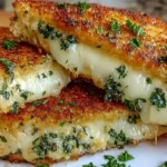 Garlic Bread Grilled Cheese