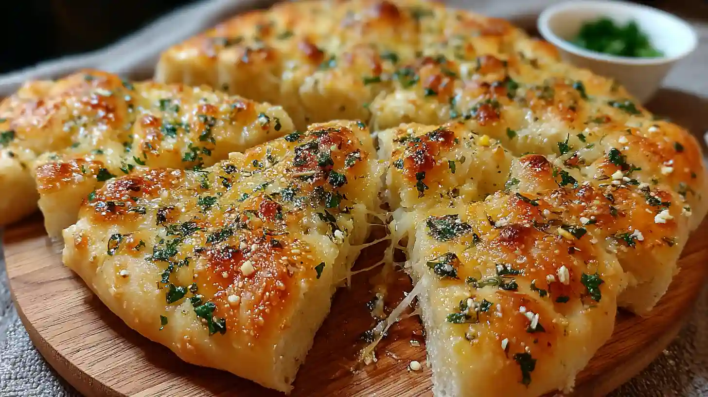 Garlic Parmesan Focaccia Bread