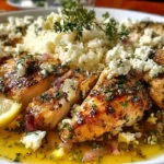 Greek Chicken with Lemon and Feta