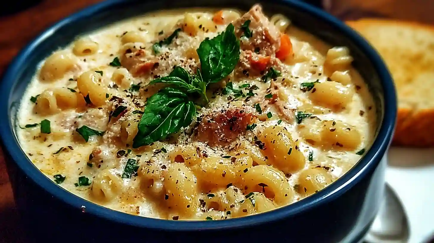 Hearty Creamy Ditalini Soup for Chilly Nights