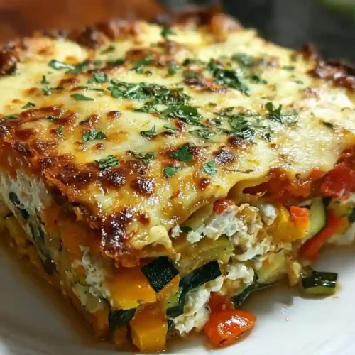 High Protein Veggie Lasagna