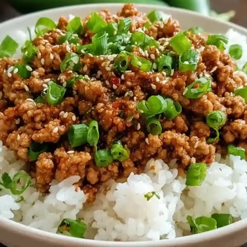 Honey Garlic Ground Turkey Recipe
