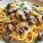 Mushroom Ricotta Pasta
