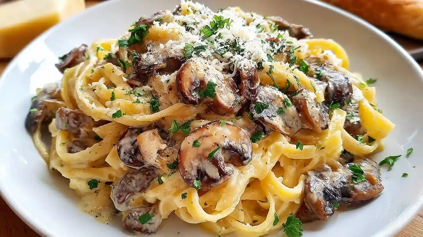 Mushroom Ricotta Pasta