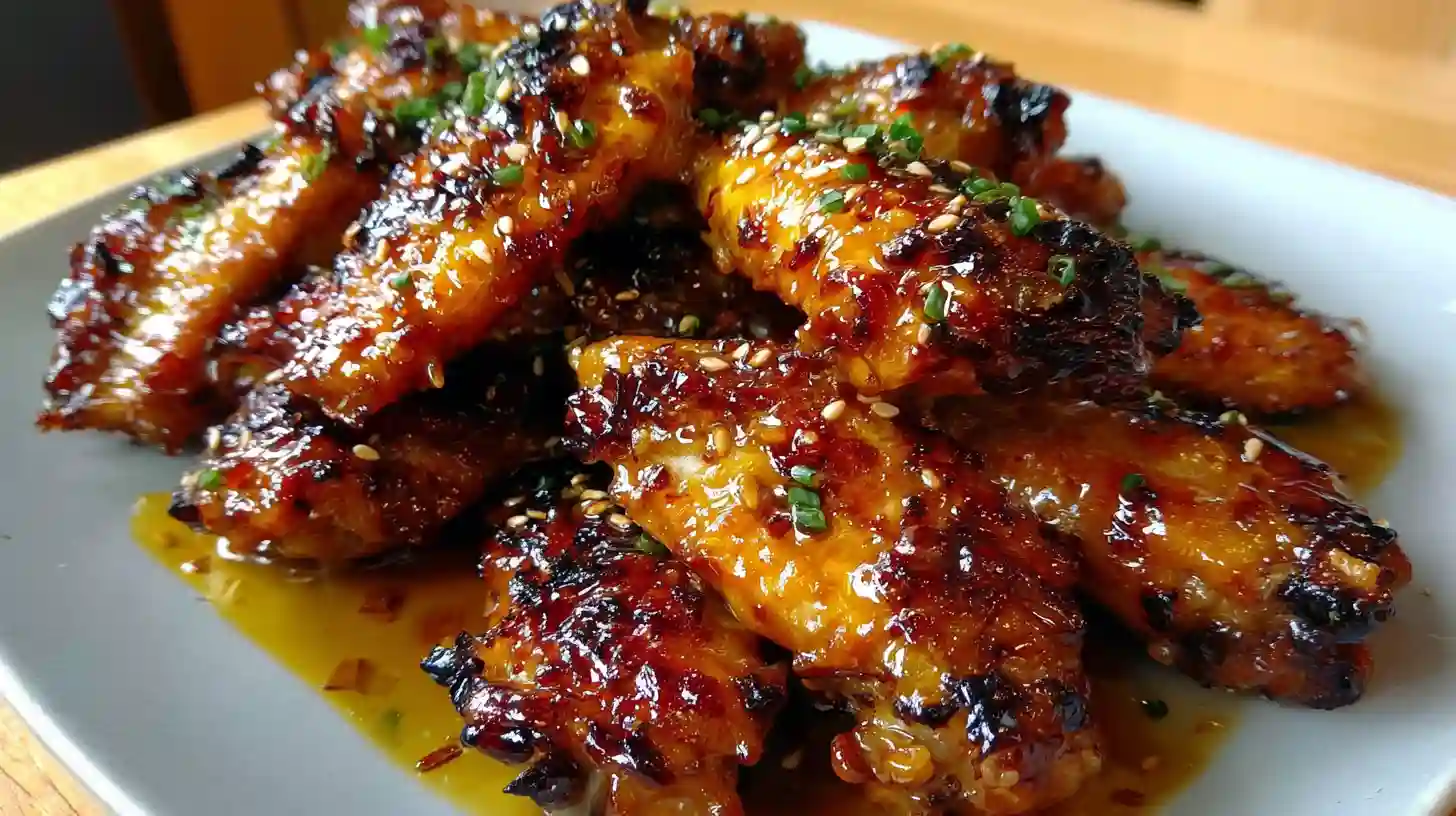 Sticky Pineapple-Teriyaki Chicken Wings
