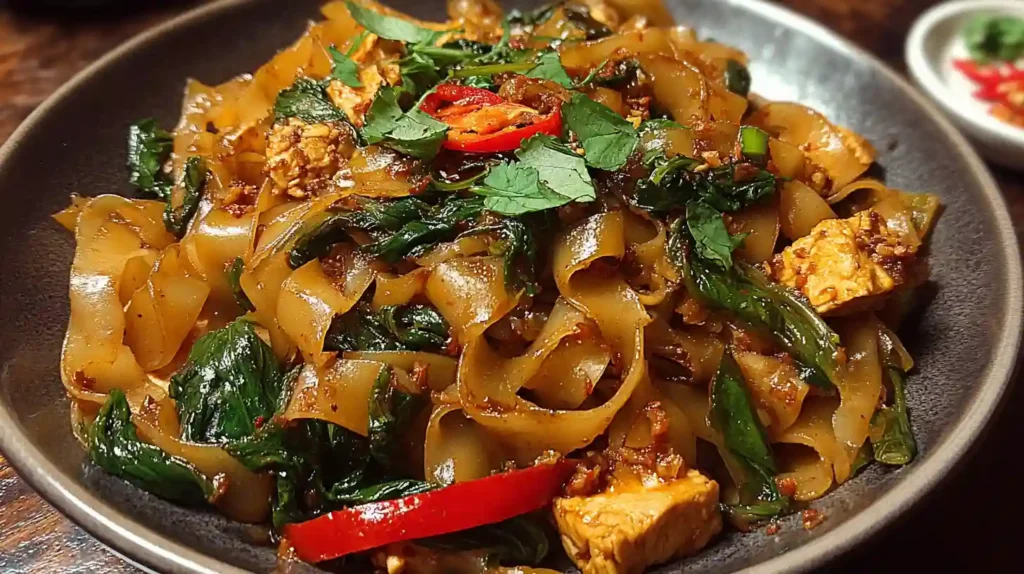 Street Style Thai Drunken Noodles Recipe