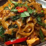 Street Style Thai Drunken Noodles Recipe