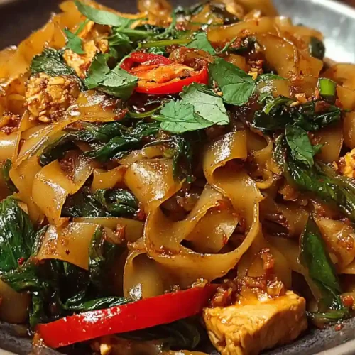 Street Style Thai Drunken Noodles Recipe