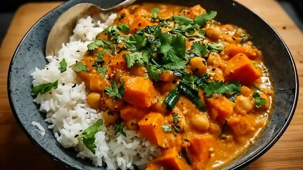 Sweet Potato and Chickpea Curry