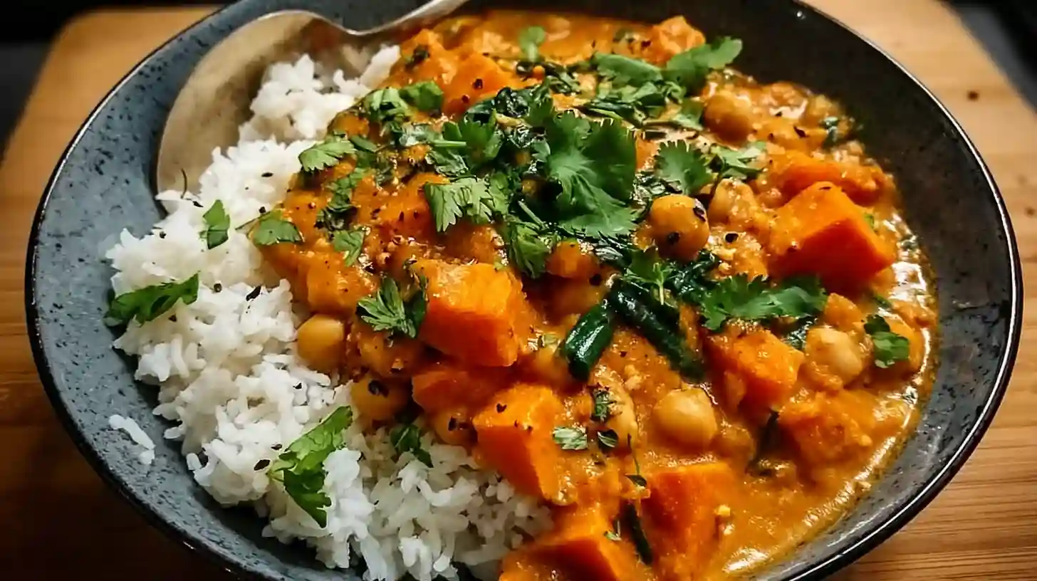 Sweet Potato and Chickpea Curry
