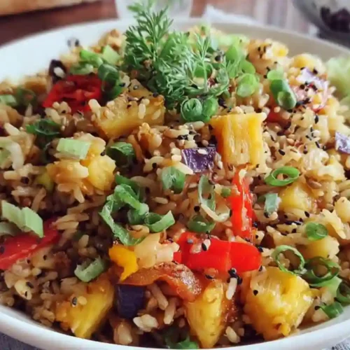 Vegan Pineapple Fried Rice Recipe