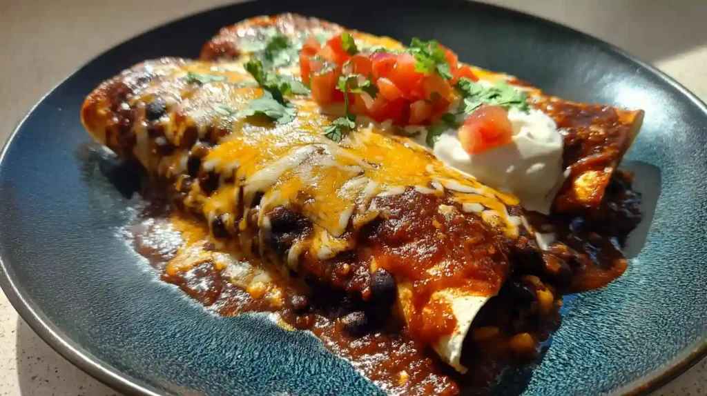 Vegetarian Black Bean Enchiladas