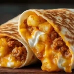 Cheesy Potato Burritos Comfort Meal Recipe