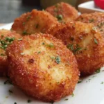 Cheesy Fried Grit Cakes