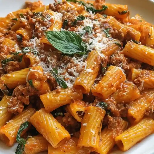 Creamy Sausage Rigatoni Recipe