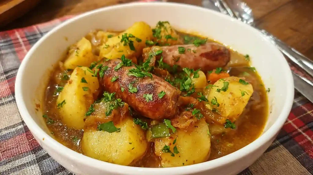 Dublin Coddle (Irish Sausage and Potato Stew)