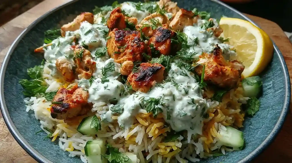 Dump And Bake Chicken Tzatziki Rice