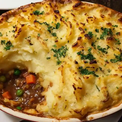Gardener’s Pie with Root Vegetable Mash