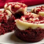 Homemade Red Velvet Brownie Bites