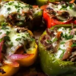 Philly Cheesesteak Stuffed Peppers