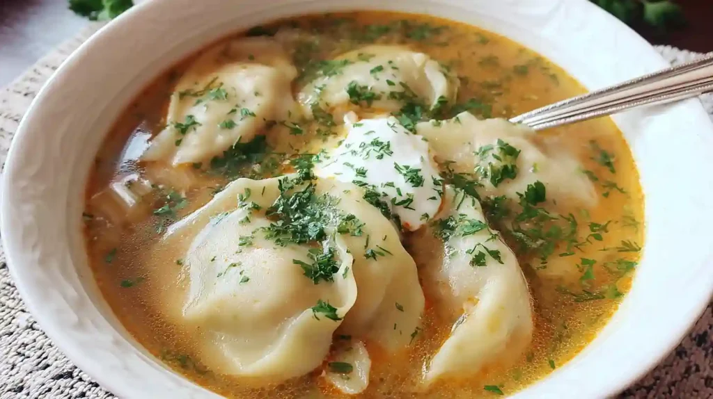 Pierogi Soup