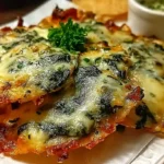Spinach Cheese Crisps
