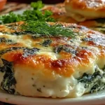 Spinach Cottage Cheese Flagels